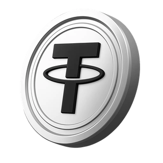 Tether USDT Coin im Kontoinformationsbereich